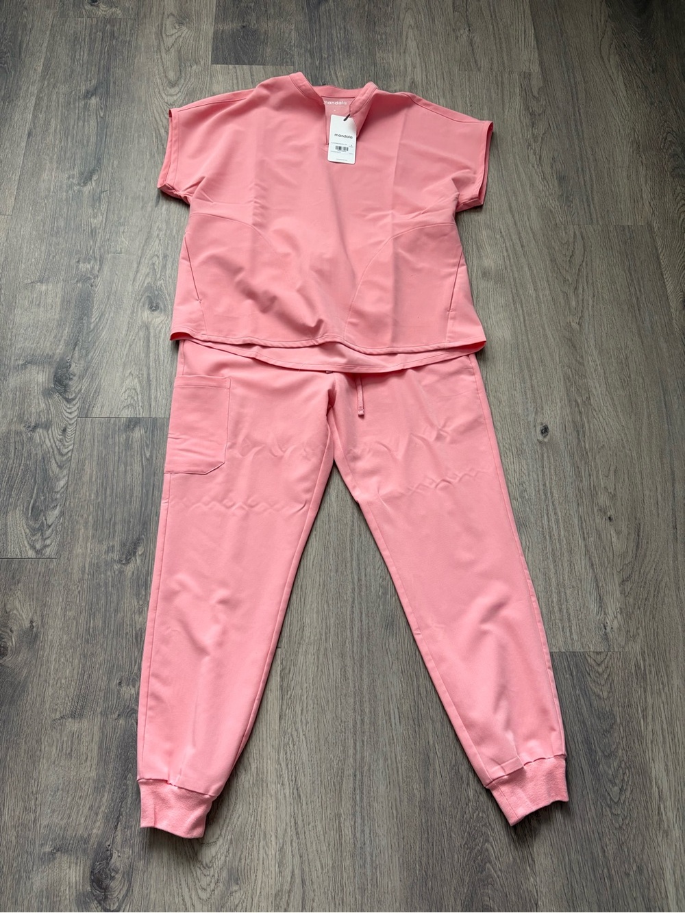 Mandala Scrubs Set Sorbet  Top M Jogger Pants M